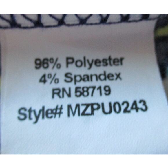 Notations Women's Short Sleeve Multi Color Stretch Shirt Size XL - Picture 10 of 11